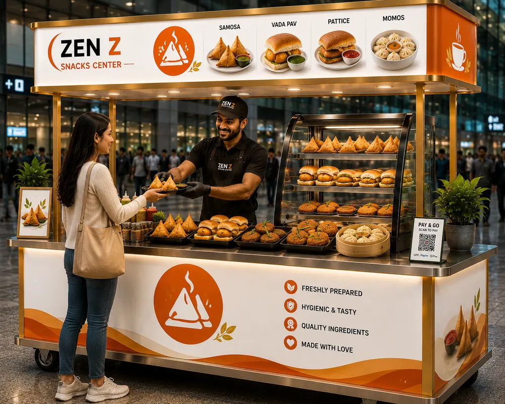 ZEN Z Snacks Center trolley business